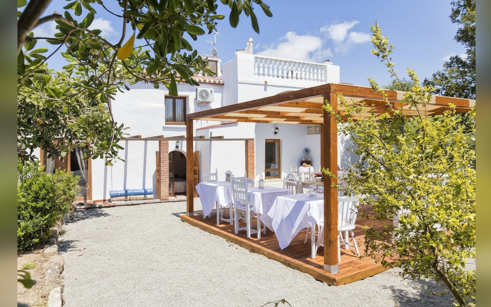 Il gazebo allestito — Casal Paternò